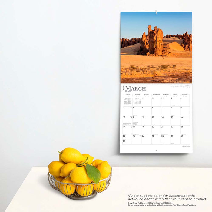 2024 Sahara Desert Wall Calendar