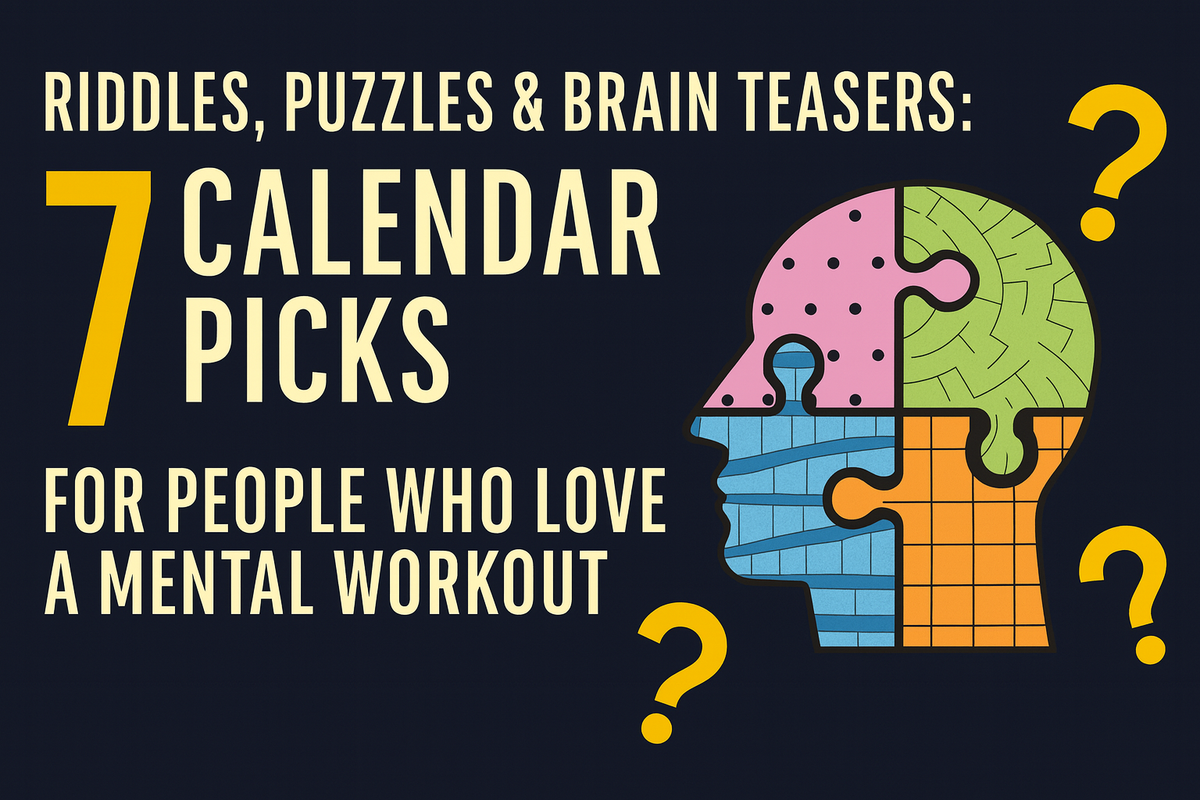 Brain Puzzles Riddles Riddles, Puzzles & Brain Teasers: 7 Calendar Picks for People Who Love ...