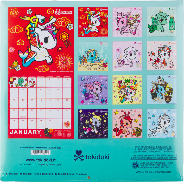 2025 Tokidoki Wall Calendar