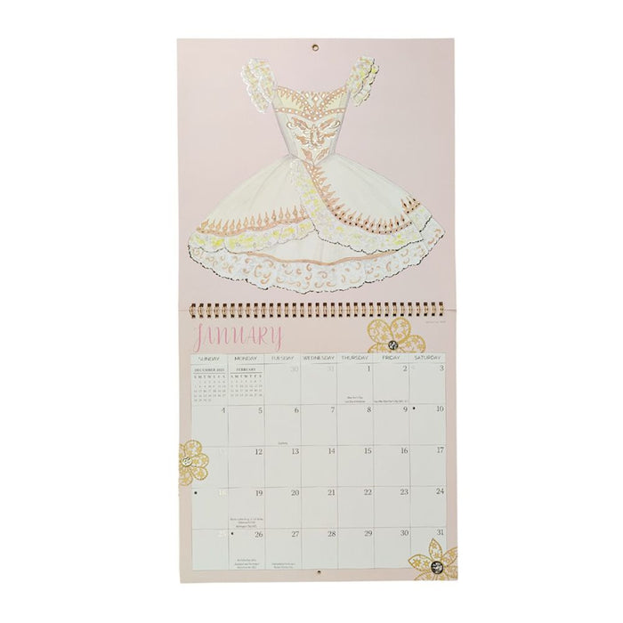 Ballerina 2026 Square Wall Calendar