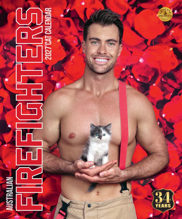 Australian Firefighters Cat 2027 Wall Calendar - Available at Calendar Club Stores