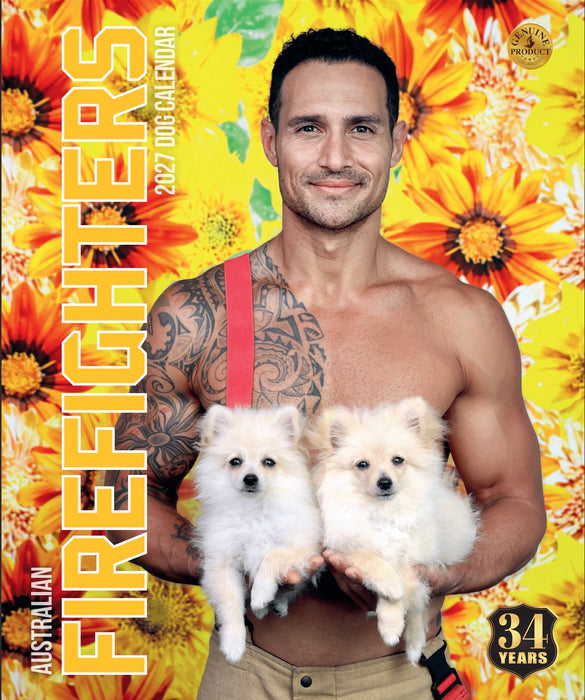 Australian Firefighters Dog 2027 Wall Calendar - Available at Calendar Club Stores