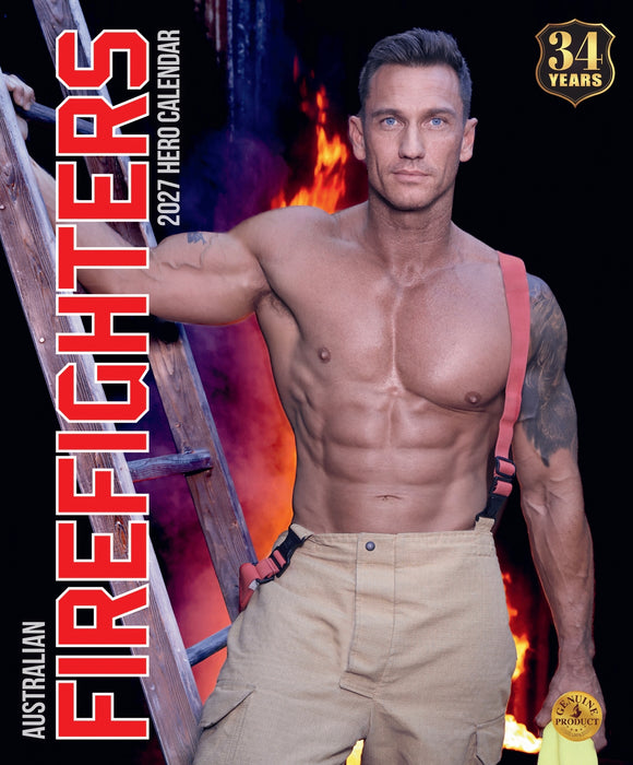 Australian Firefighters Hero 2026 Wall Calendar - Available at Calendar Club Stores