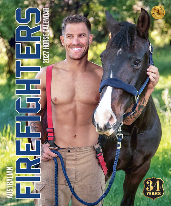 Australian Firefighters Horse 2027 Wall Calendar - Available at Calendar Club Stores