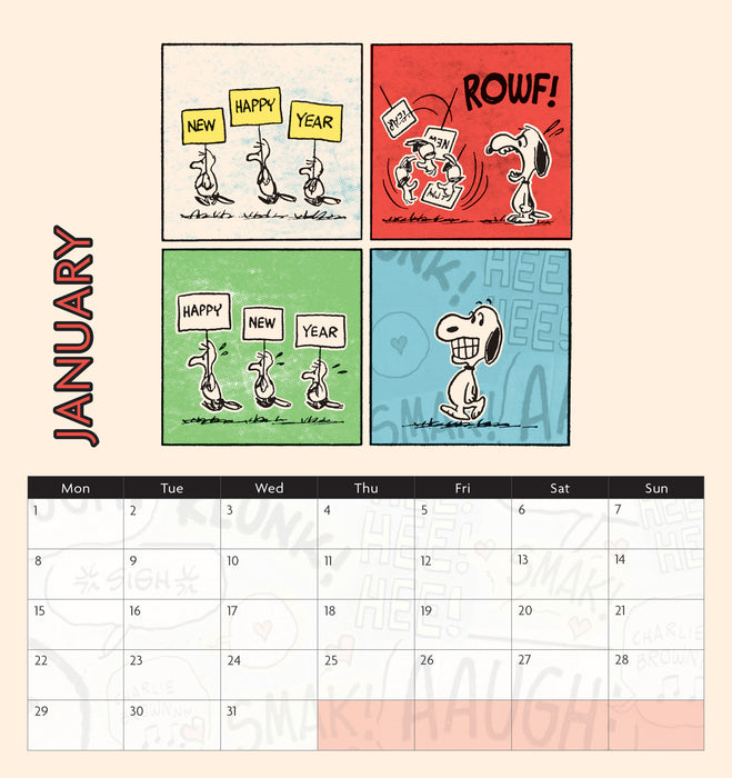 2024 Peanuts Desk Easel Calendar — Calendar Club
