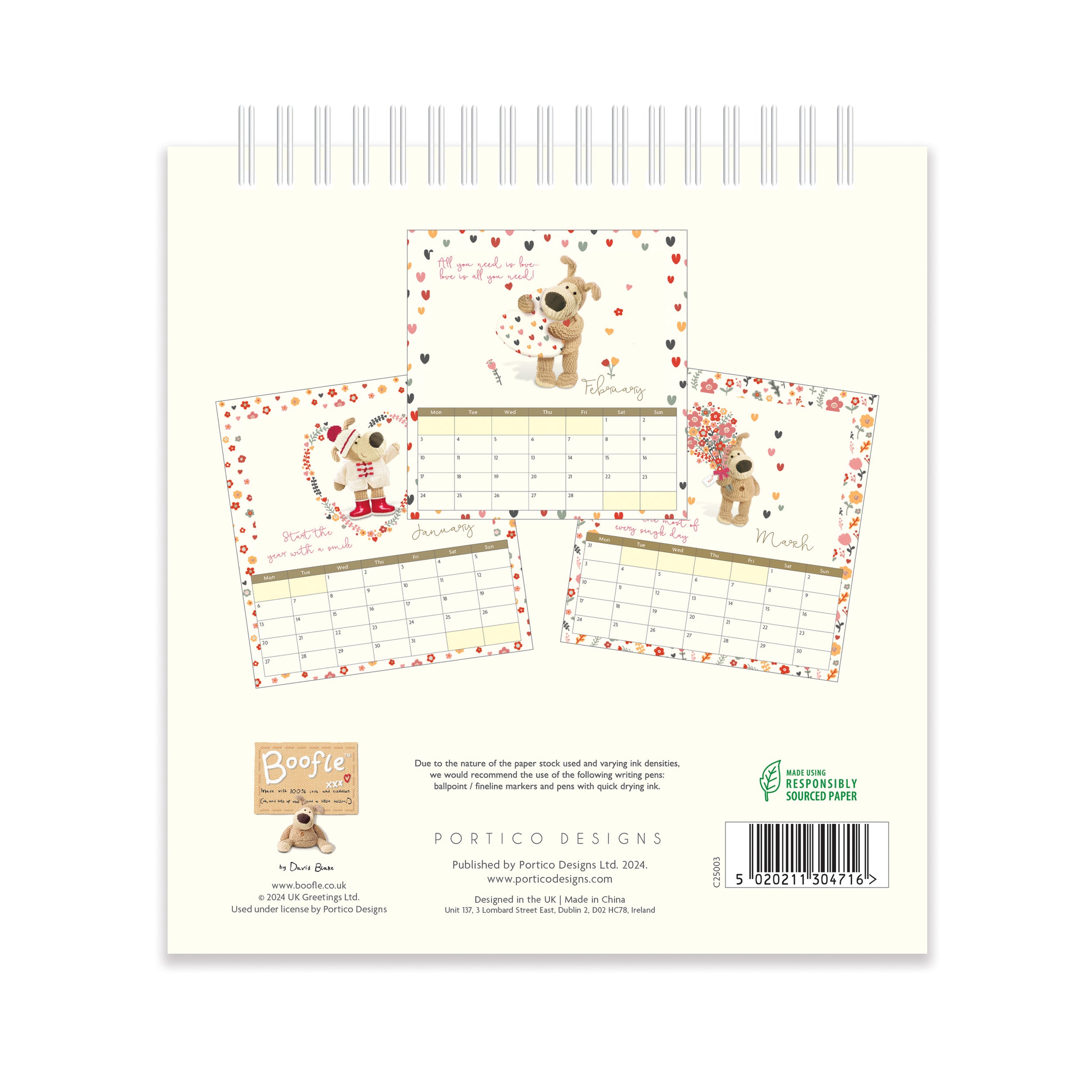 Calendar Club 2025 Boofle Desk Easel Calendar calendar-club-2025-boofle-desk-easel-calendar