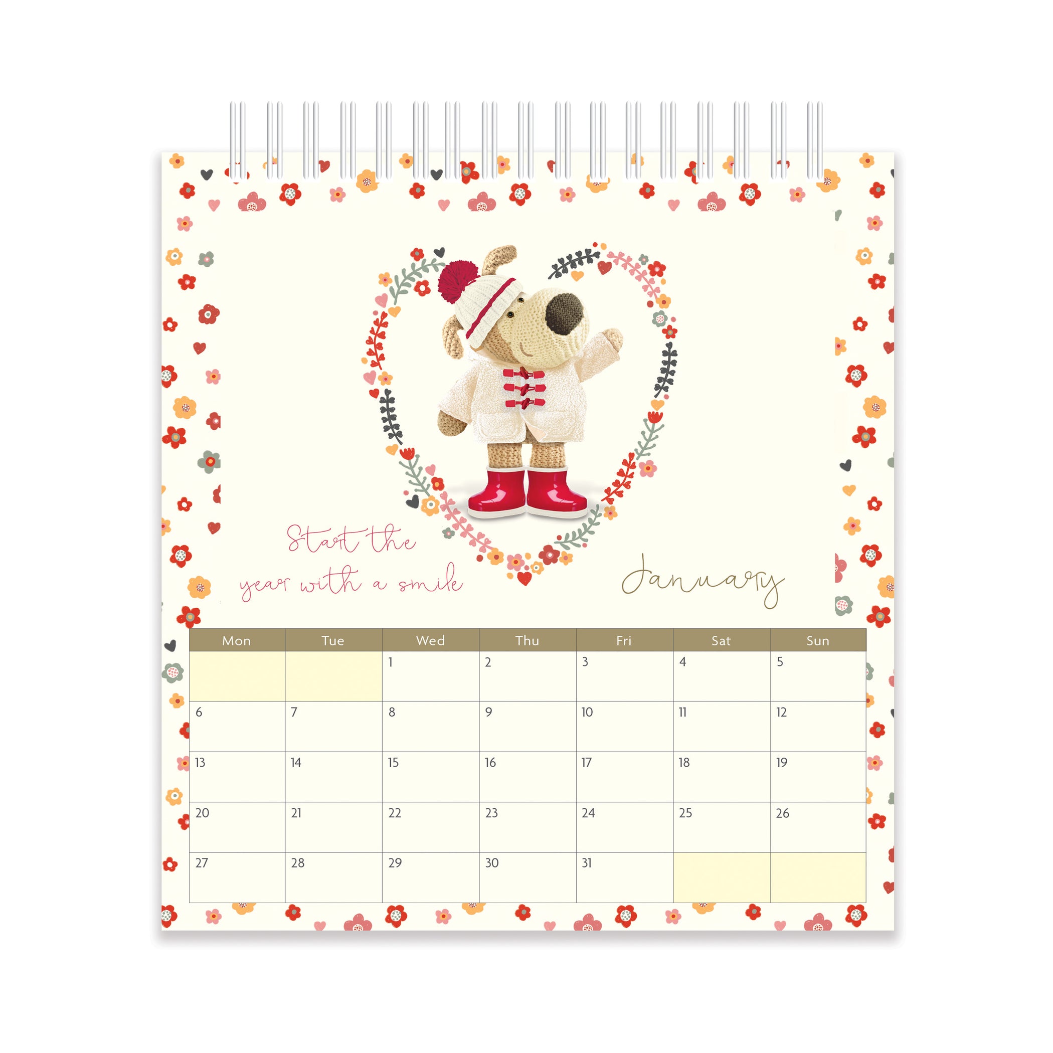 Calendar Club 2025 Boofle Desk Easel Calendar