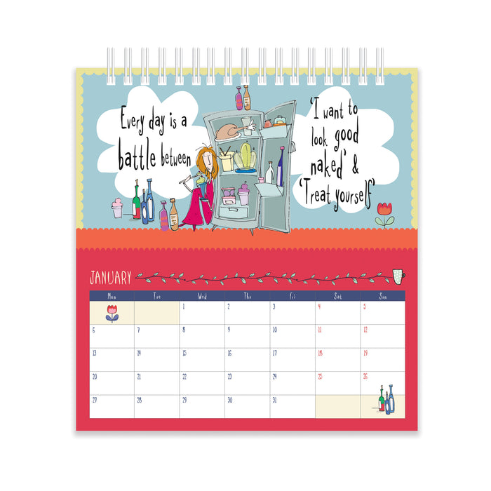 2025 Born to Shop Desk Easel Calendar
