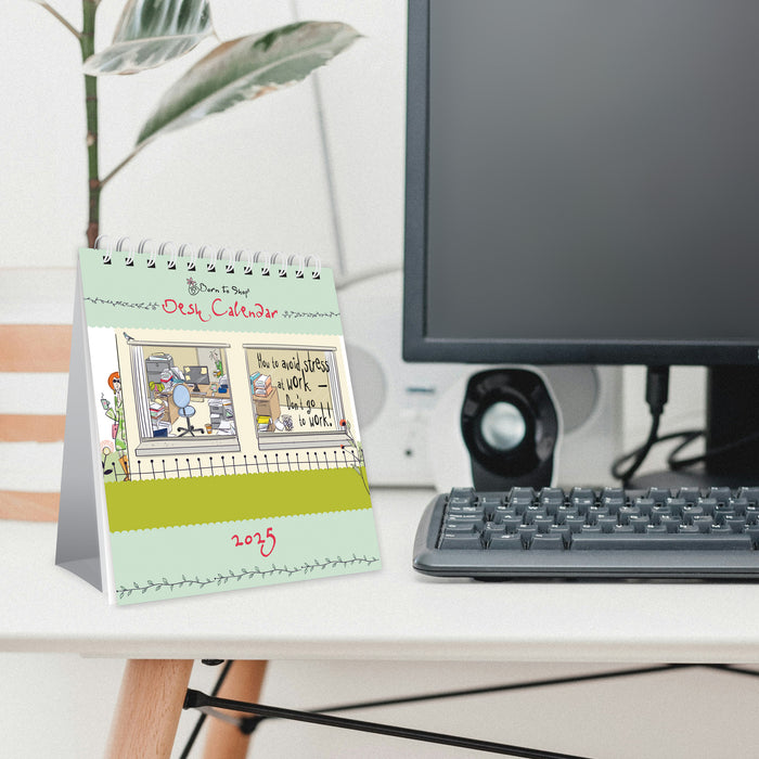 2025 Born to Shop Desk Easel Calendar