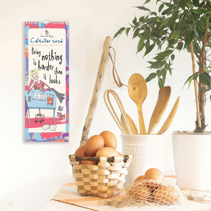 Born to Shop 2026 Slimline Wall Calendar