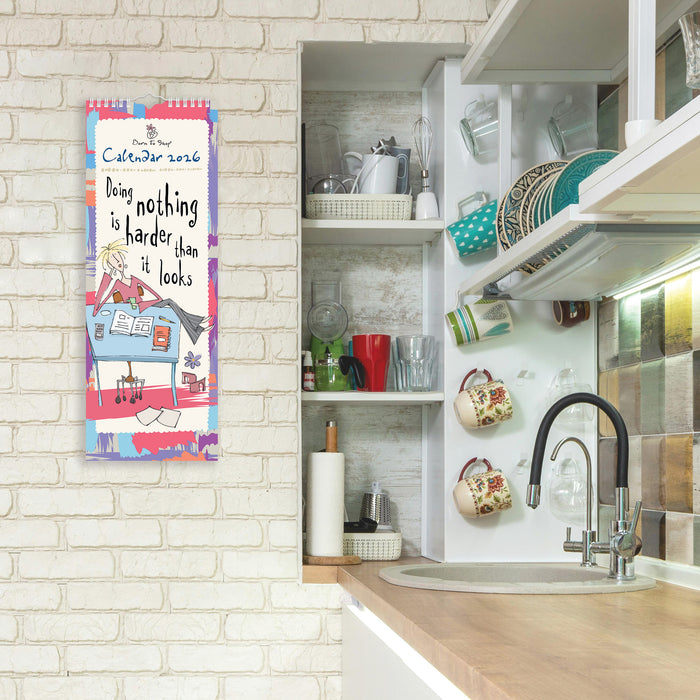 Born to Shop 2026 Slimline Wall Calendar