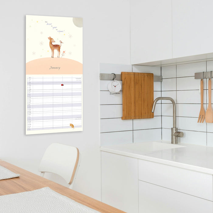 Ginger Betty Family Calendar 2026 Square Wall Calendar