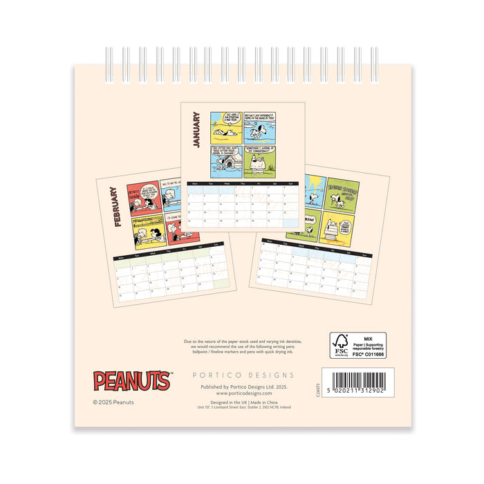 Peanuts 2026 Desk Easel