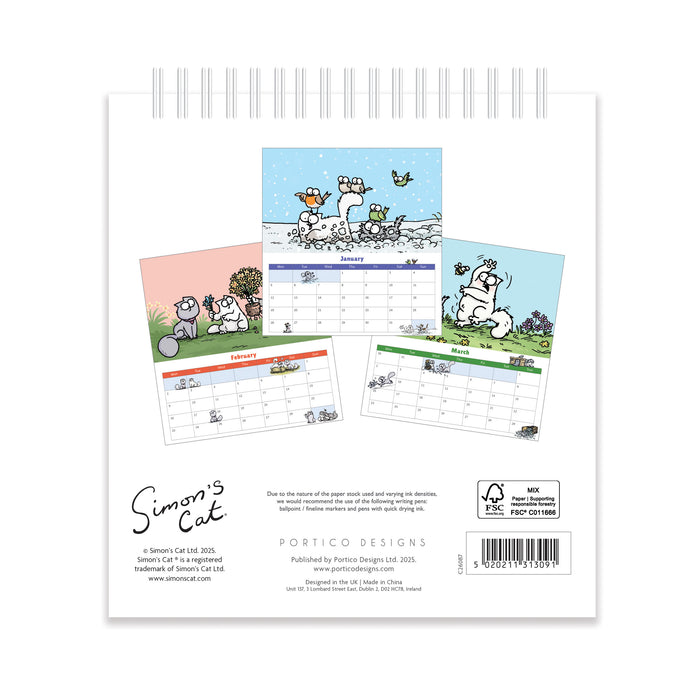 Simon's Cat 2026 Desk Easel