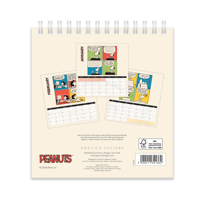 Peanuts 2027 Desk Organiser