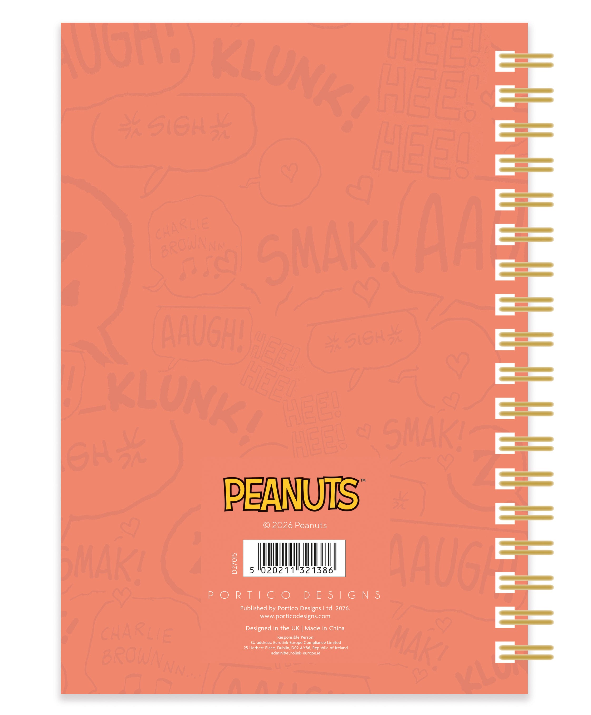 Calendar Club | Peanuts 2027 Weekly Diary
