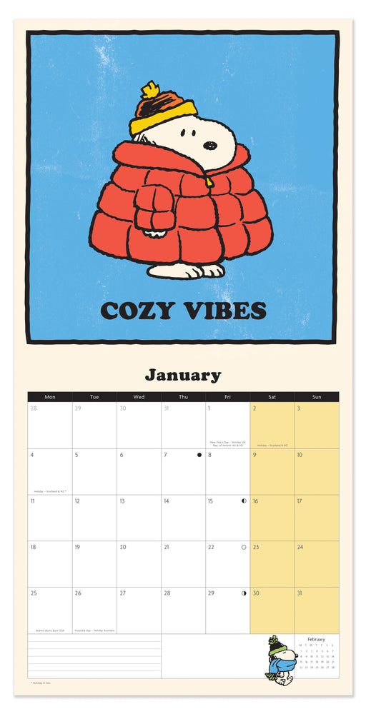 Snoopy 2027 Square Wall Calendar