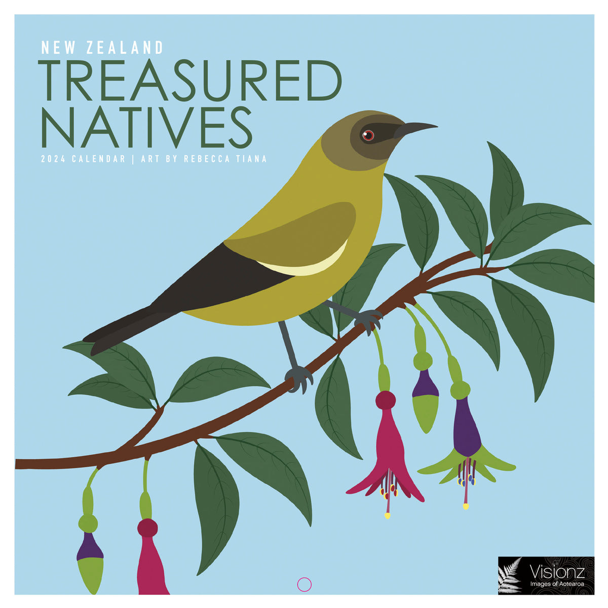 2024 New Zealand Treasured Natives Mini Wall Calendar — Calendar Club