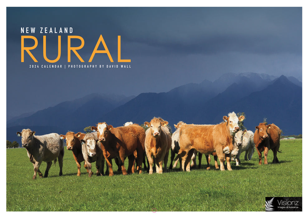 2024 New Zealand Rural Wall Calendar