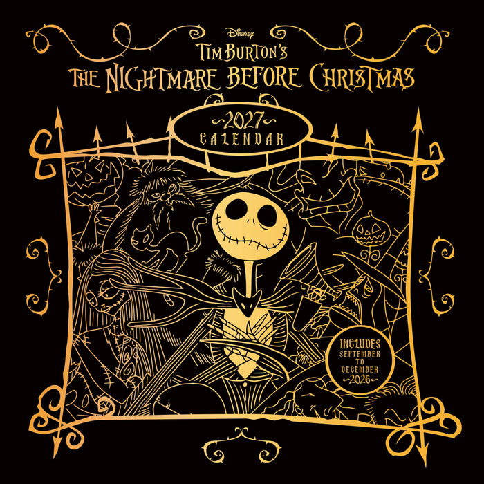 Nightmare Before Christmas The 2027 Square Wall Calendar