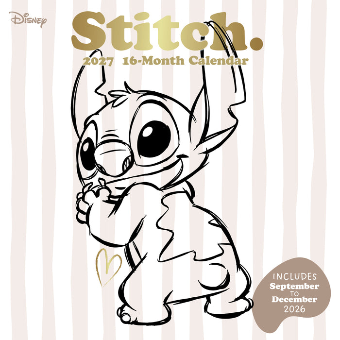 Lilo and Stitch 2027 Square Wall Calendar