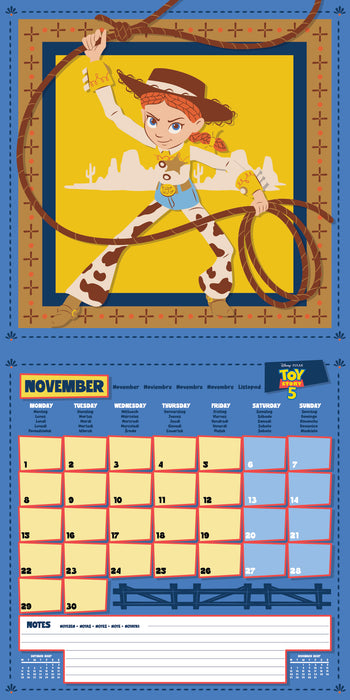 Toy Story 2027 Square Wall Calendar