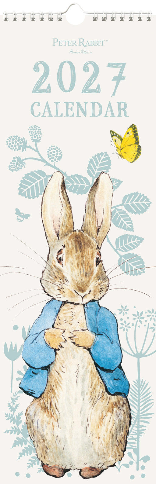 Peter Rabbit 2027 Slimline Wall Calendar