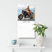 Biker Girls 2026 Square Wall Calendar