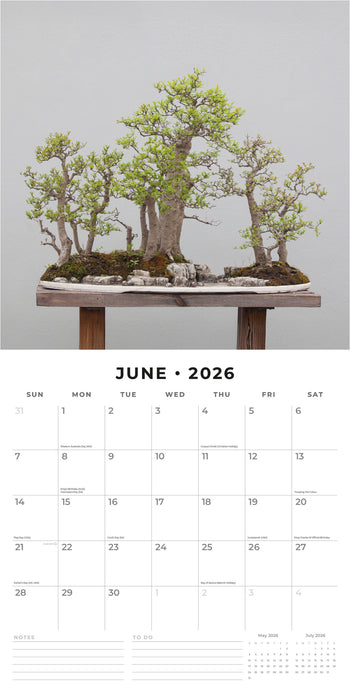 Bonsai 2026 Square Wall Calendar (Online Exclusive)