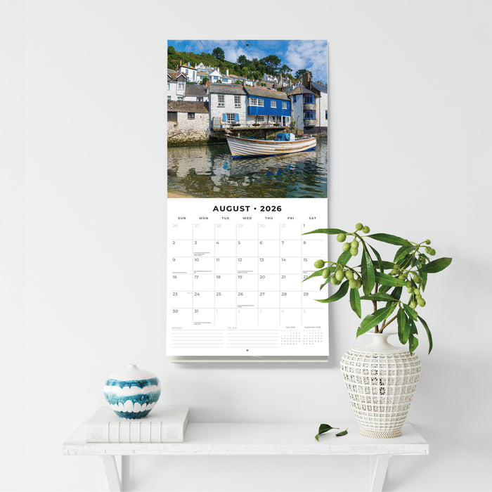Britain's Most Beautiful Villages 2026 Square Wall Calendar