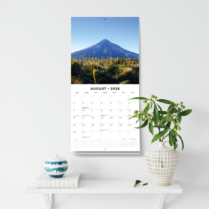 New Zealand 2026 Square Wall Calendar