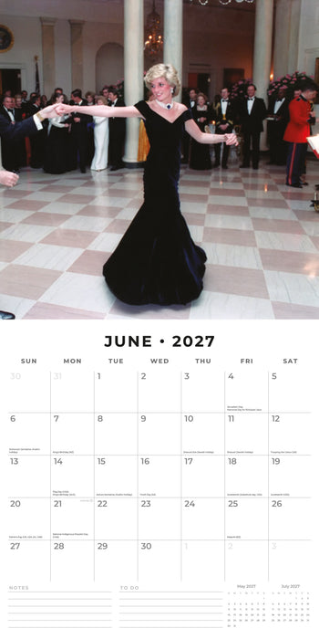 Diana 2027 Square Wall Calendar