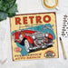 RETRO 2027 Square Wall Calendar