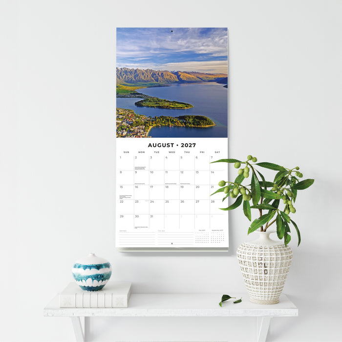 New Zealand 2027 Square Wall Calendar