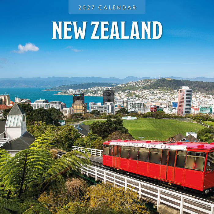 New Zealand 2027 Square Wall Calendar