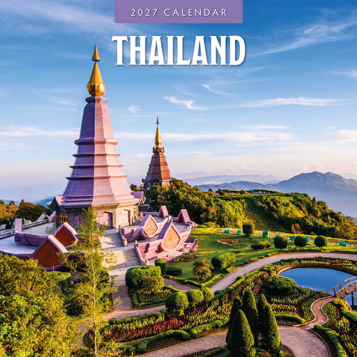 Thailand 2027 Square Wall Calendar
