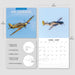 Air Legends 2027 Square Wall Calendar