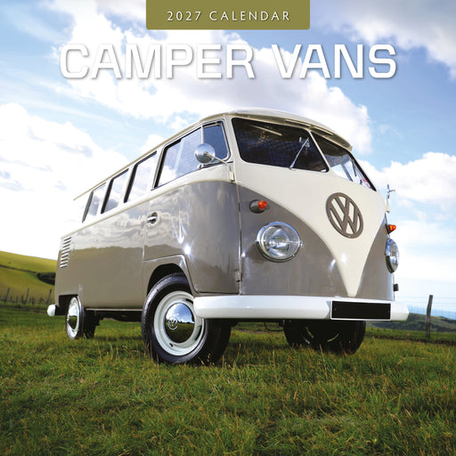 Camper Vans 2027 Square Wall Calendar