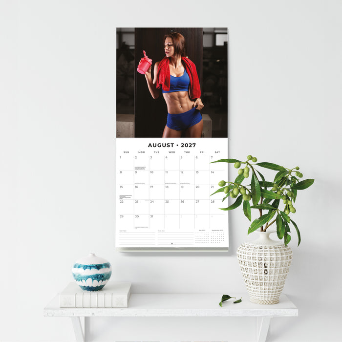 Gym Girls 2027 Square Wall Calendar