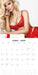 Ladies in Red 2027 Square Wall Calendar