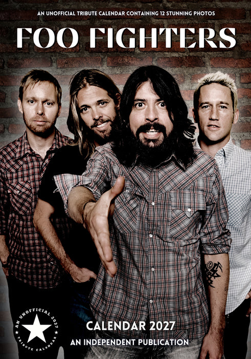 Foo Fighter 2027 A3 Wall Calendar