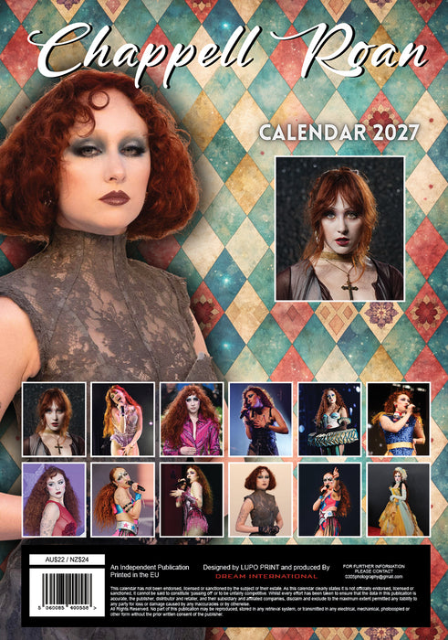 Chappell Roan 2027 A3 Wall Calendar