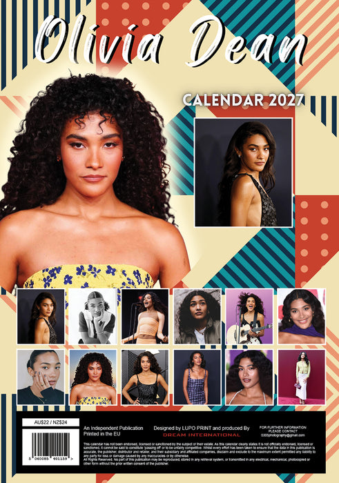 Olivia Dean 2027 A3 Wall Calendar