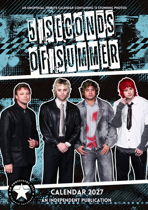 5 Seconds of Summer 2027 A3 Wall Calendar