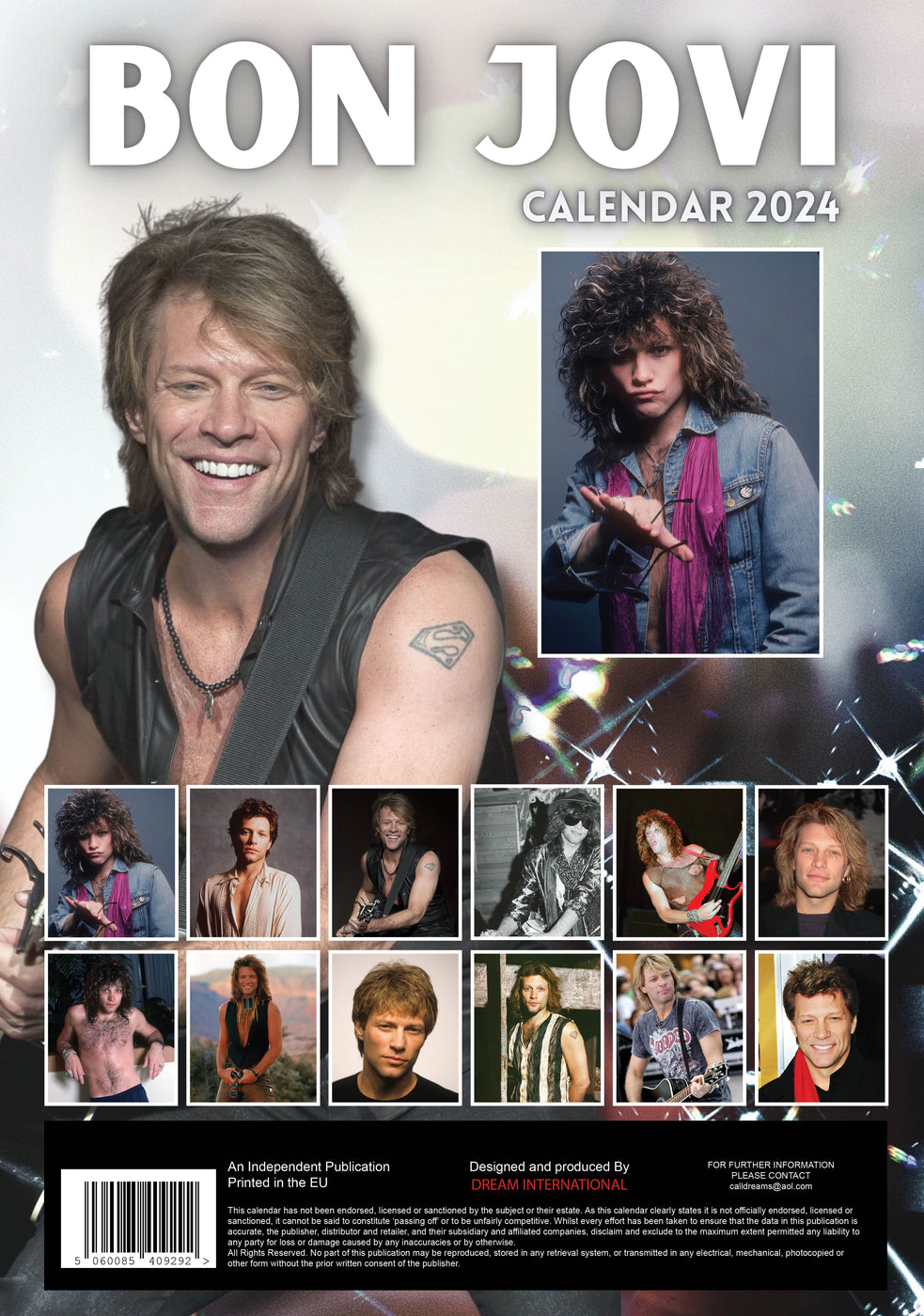 2024 Bon Jovi Large Wall Calendar — Calendar Club