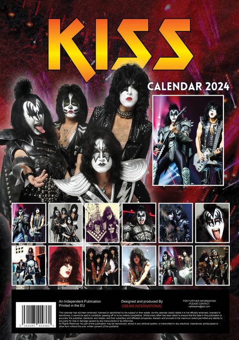 2024 KISS Large Wall Calendar