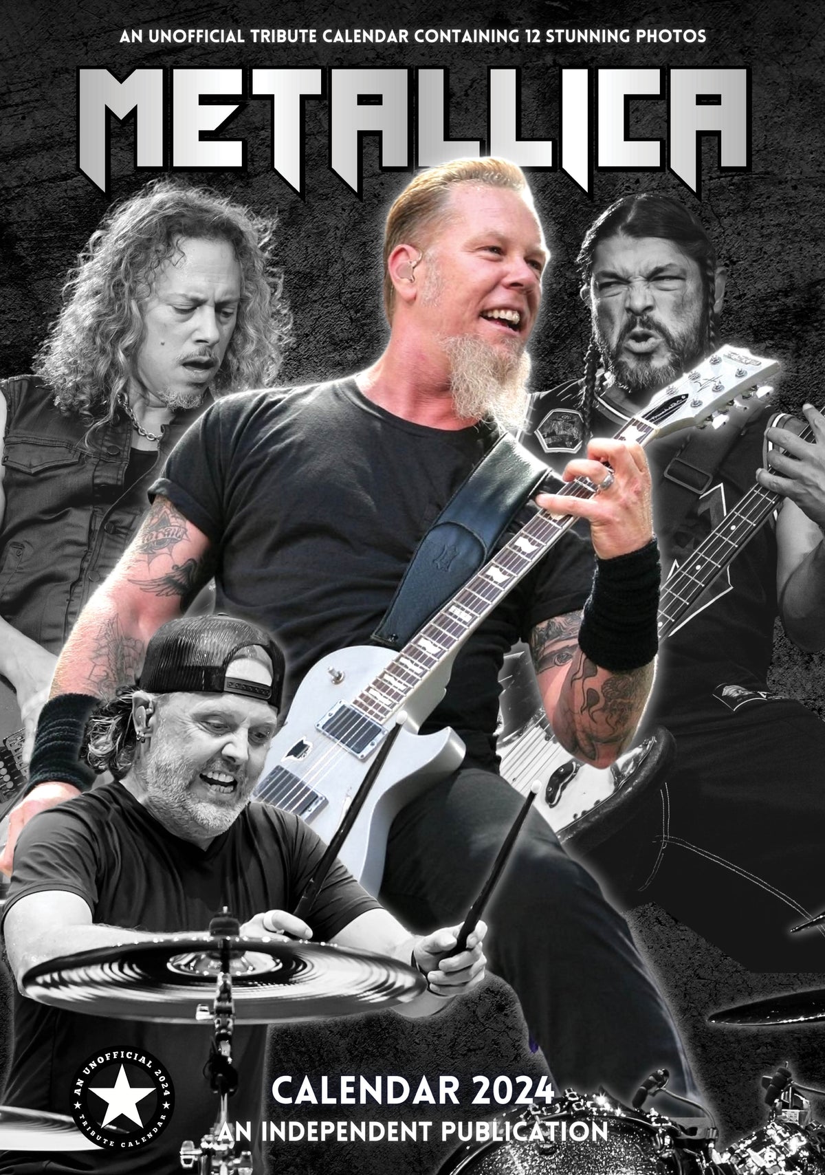 2024 Metallica Large Wall Calendar — Calendar Club