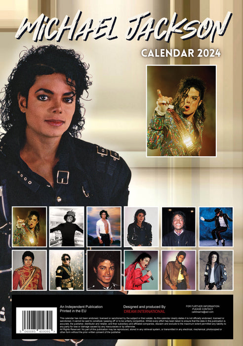 2024 Michael Jackson Large Wall Calendar