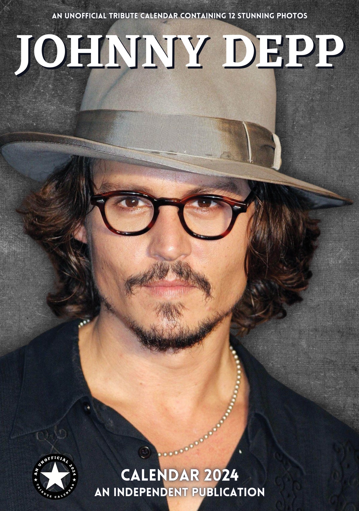 2024 Johnny Depp Large Wall Calendar