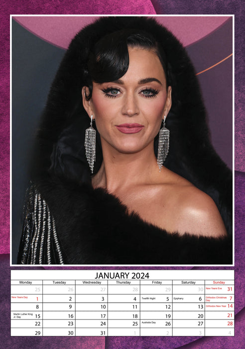 2024 Katy Perry Large Wall Calendar — Calendar Club